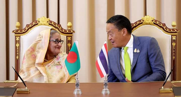 বাংলাদেশ ও থাইল্যান্ডের মধ্যে ৫ সমঝোতা ও চুক্তি সই